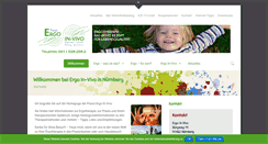 Desktop Screenshot of ergo-in-vivo.de